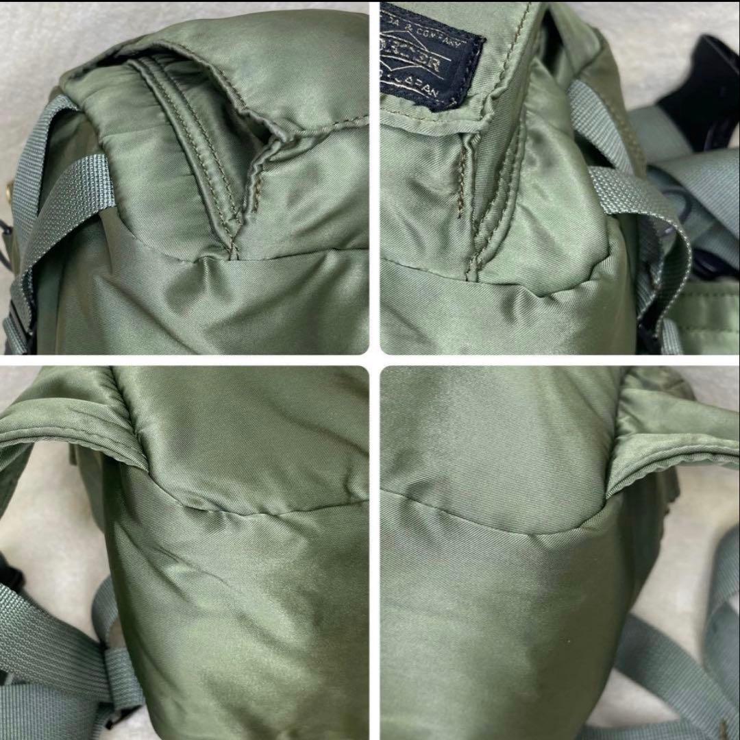 ポーター タンカー 2wayウエストバッグ ショルダー セージグリーン