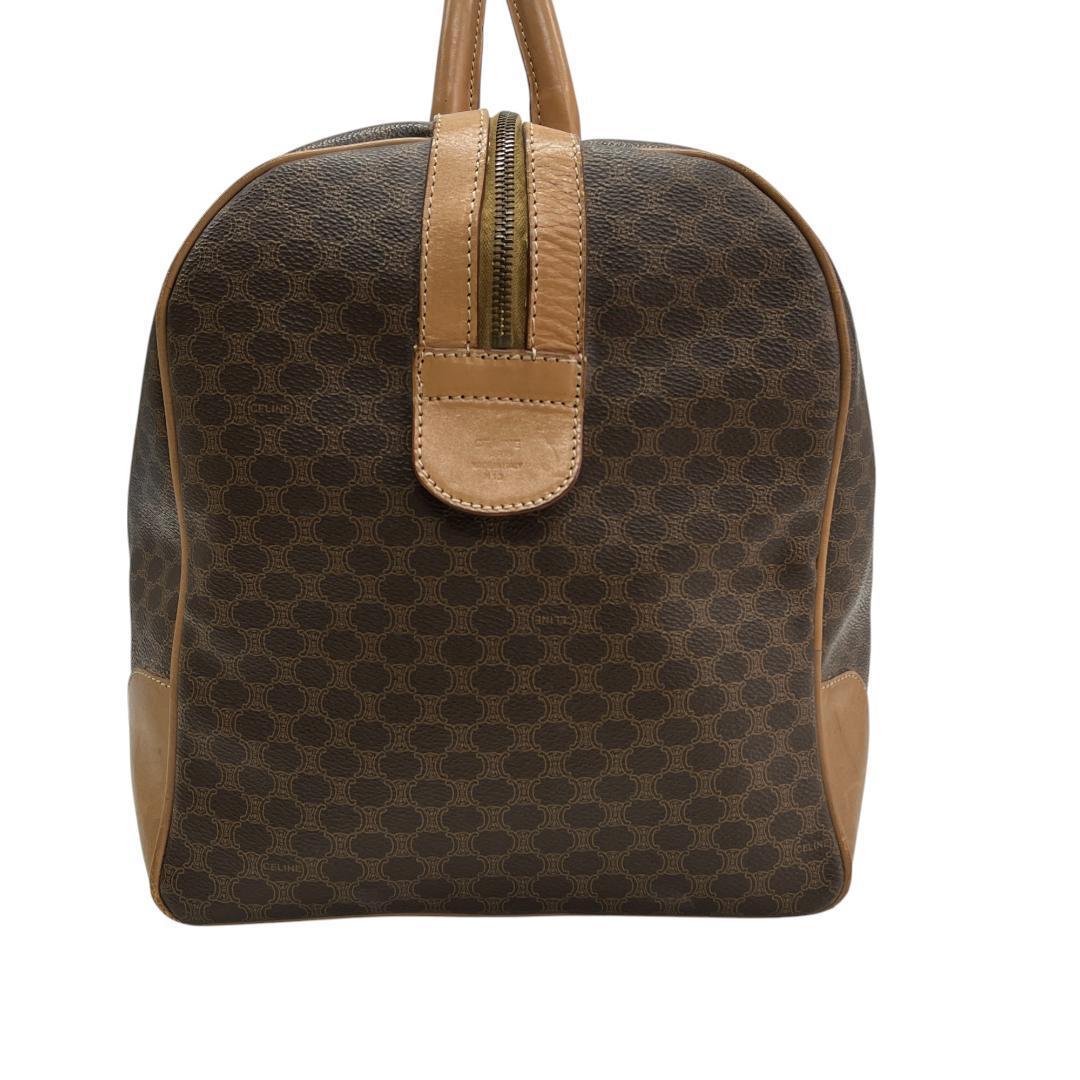 CELINE オールドセリーヌ ボストンバッグ マカダム柄 トリオンフ 旅行