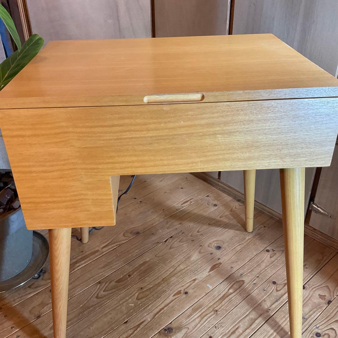 も*へ様 コンパクトドレッサー ナチュラル ミッドセンチュリー 化粧台 鏡台 2