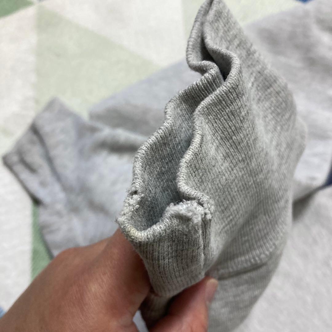 80s Championちょいボロ リバースウィーブ刺繍タグLサイズ USA製