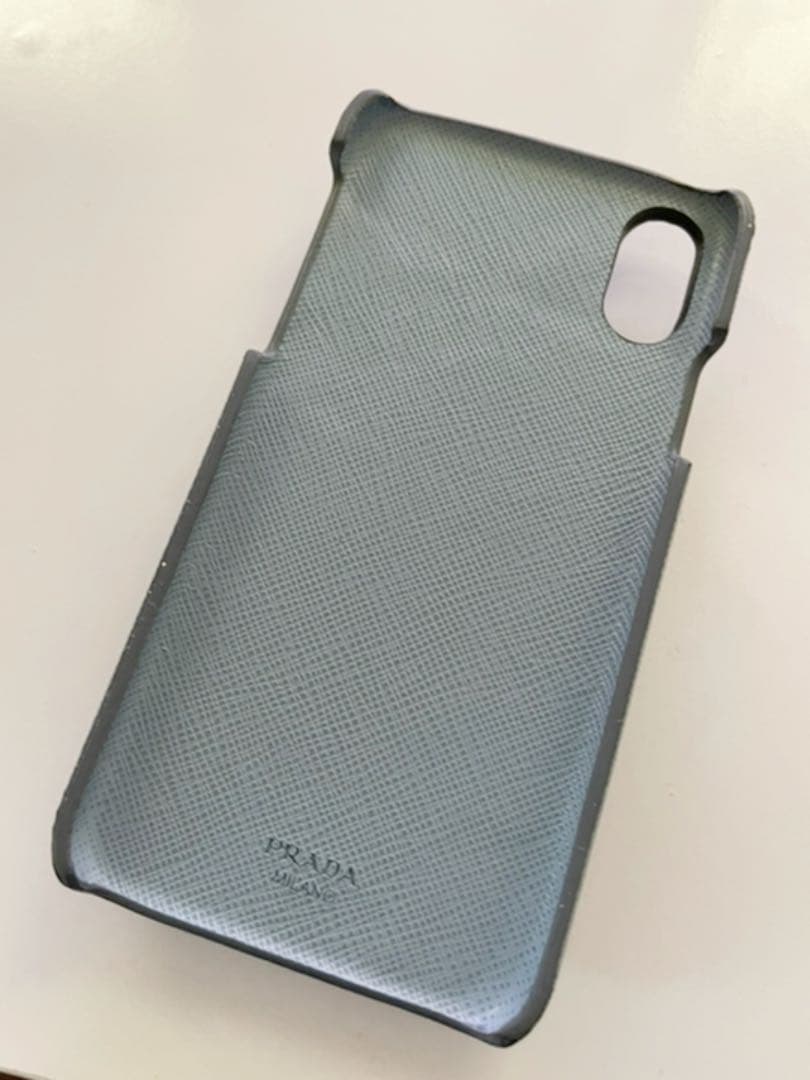 PRADAリング付きサフィアーノiPhoneXケース