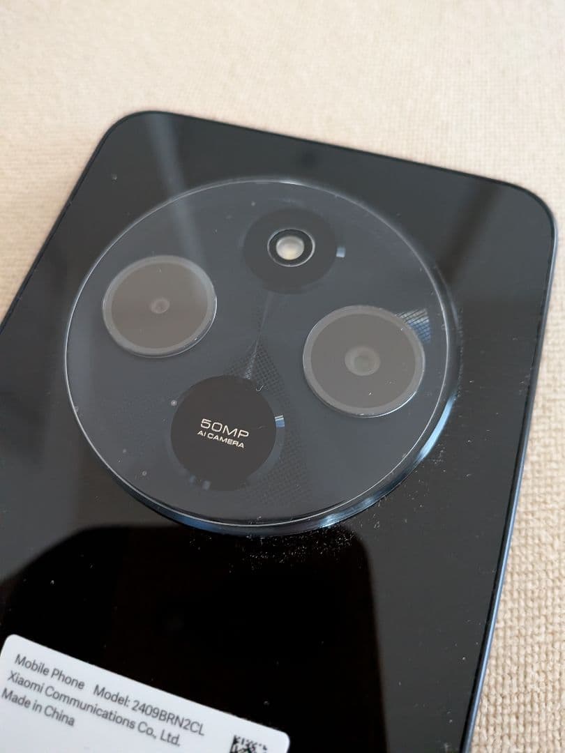 Xiaomi スマートフォン Redmi14c 2カ月程度使用