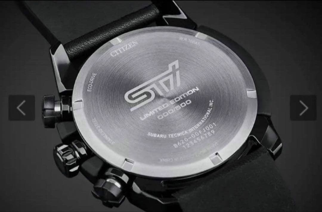 STI SPORTS CHRONOGRAPH 2026 500本限定