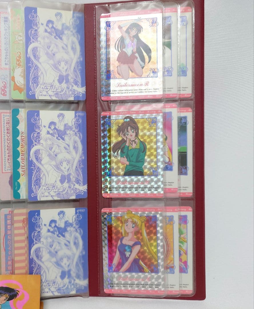 【希少品】【当時物】【レトロトイ】セーラームーン ファイル＆カードセット