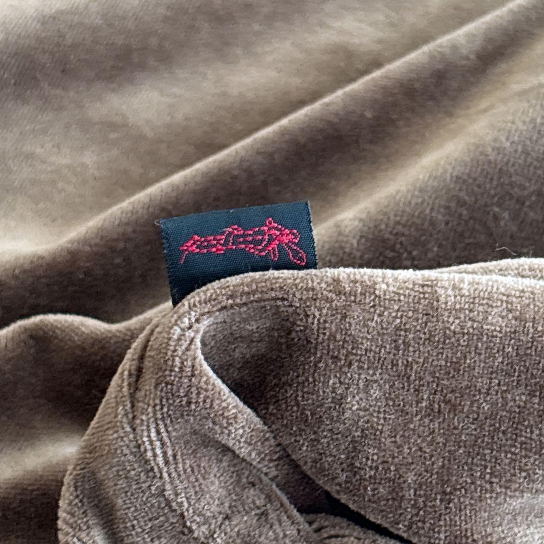 【RRL】三ツ星初期タグ ベロアプルオーバー シャツ S 長袖希少 名作品