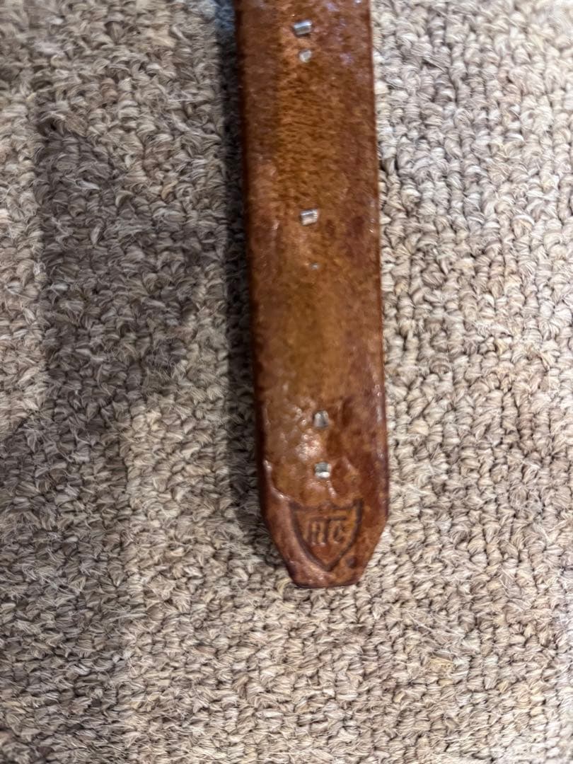 美品　HTC ナローベルト　34 ブラウン