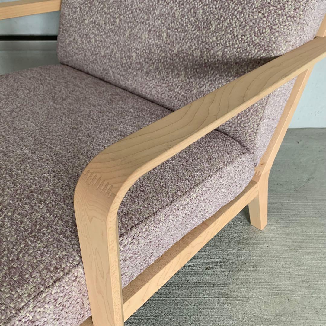 【極美品】karimoku カリモク WU45 1Pソファ ラウンジチェア