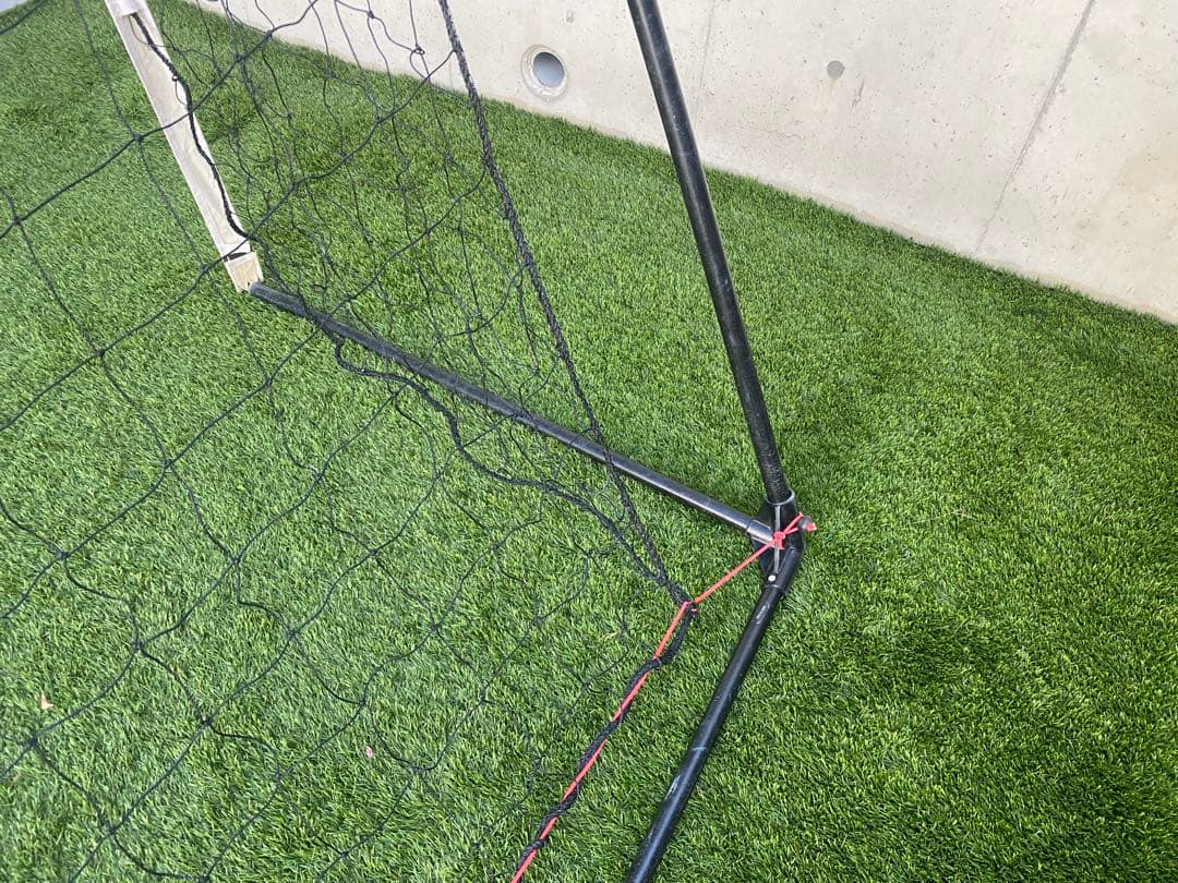 クイックプレイ サッカーゴール 4.9m×2.1m 2台セット 重り袋2個付き