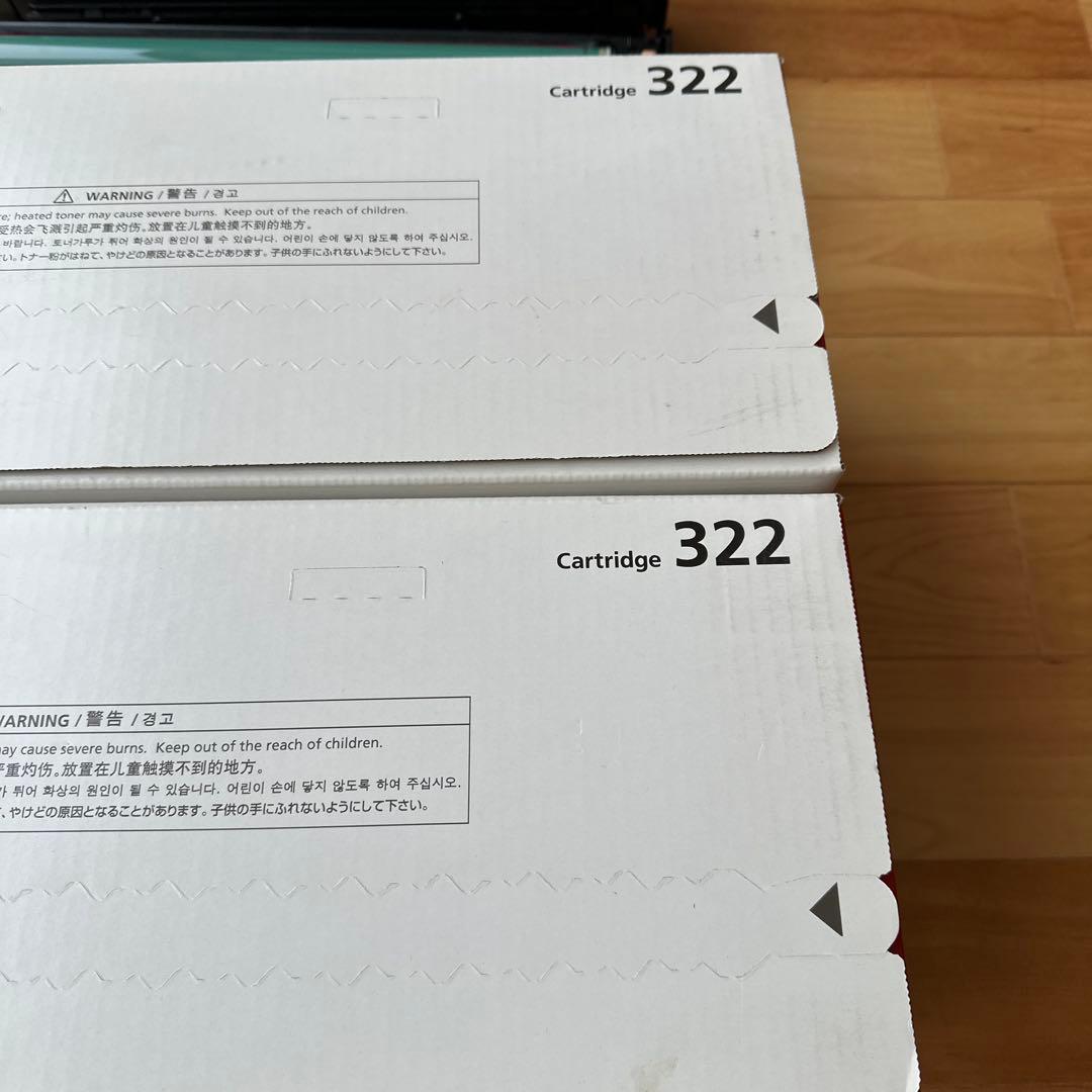Canon 322 純正 トナーカートリッジ セット