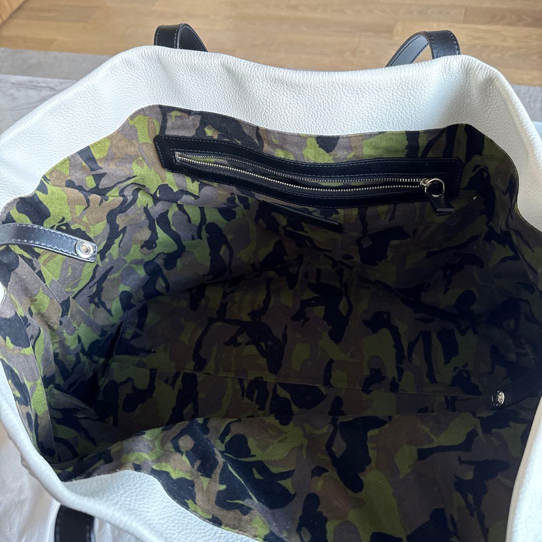 えんおむすびJIMMY CHOO ホワイト トートバッグ