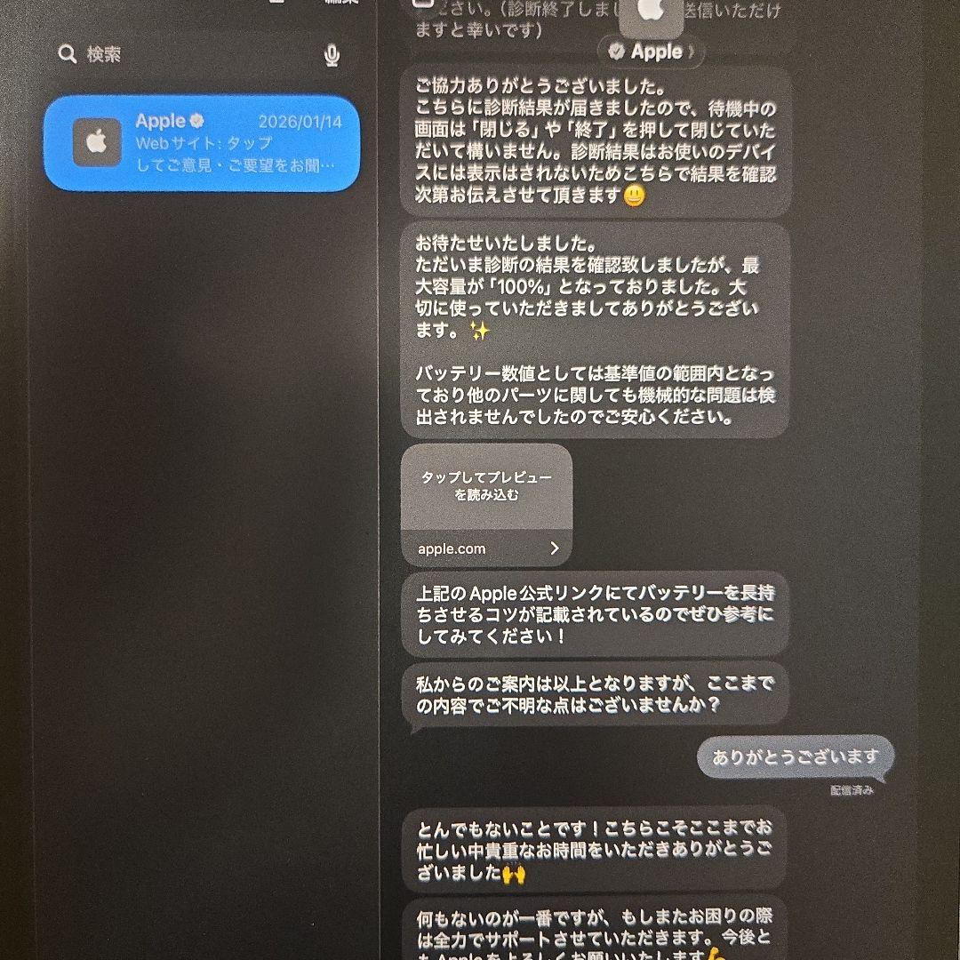 ipad pro11インチ第4世代 バッテリー100%