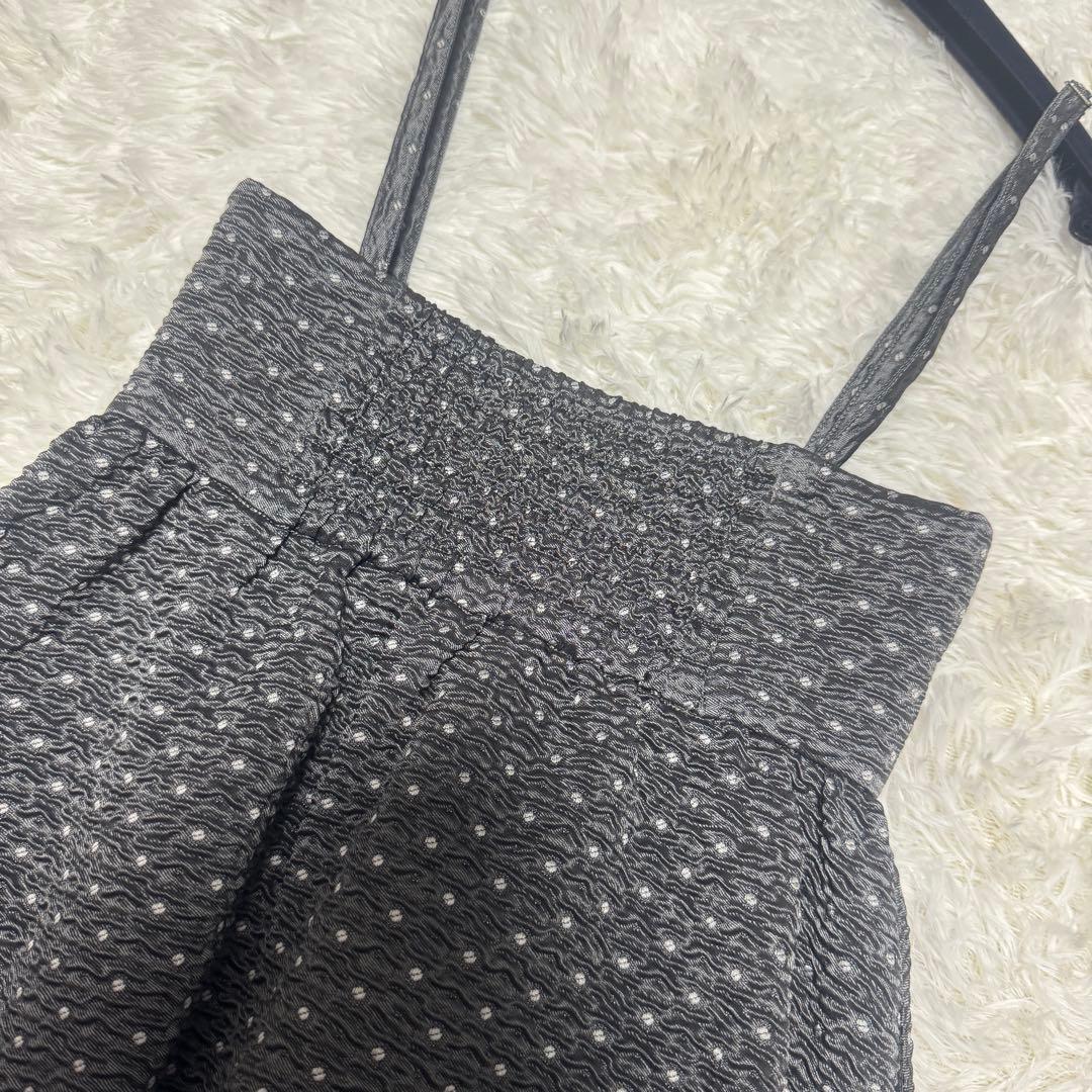 完売品 大人気 ブルレア Bluelea ドットサスペンダースカート