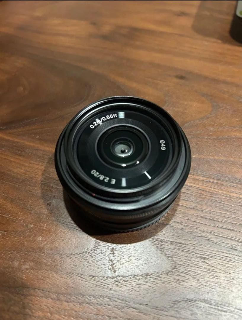 Sony E 20mm F2.8 レンズ(SEL20F28)