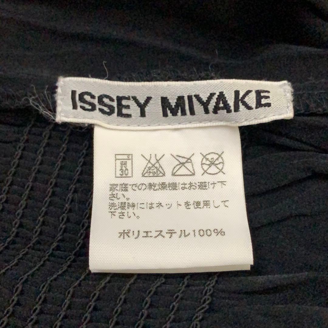 【美品】ISSEY MIYAKE シャツジャケット　2（M相当）　プリーツ　黒