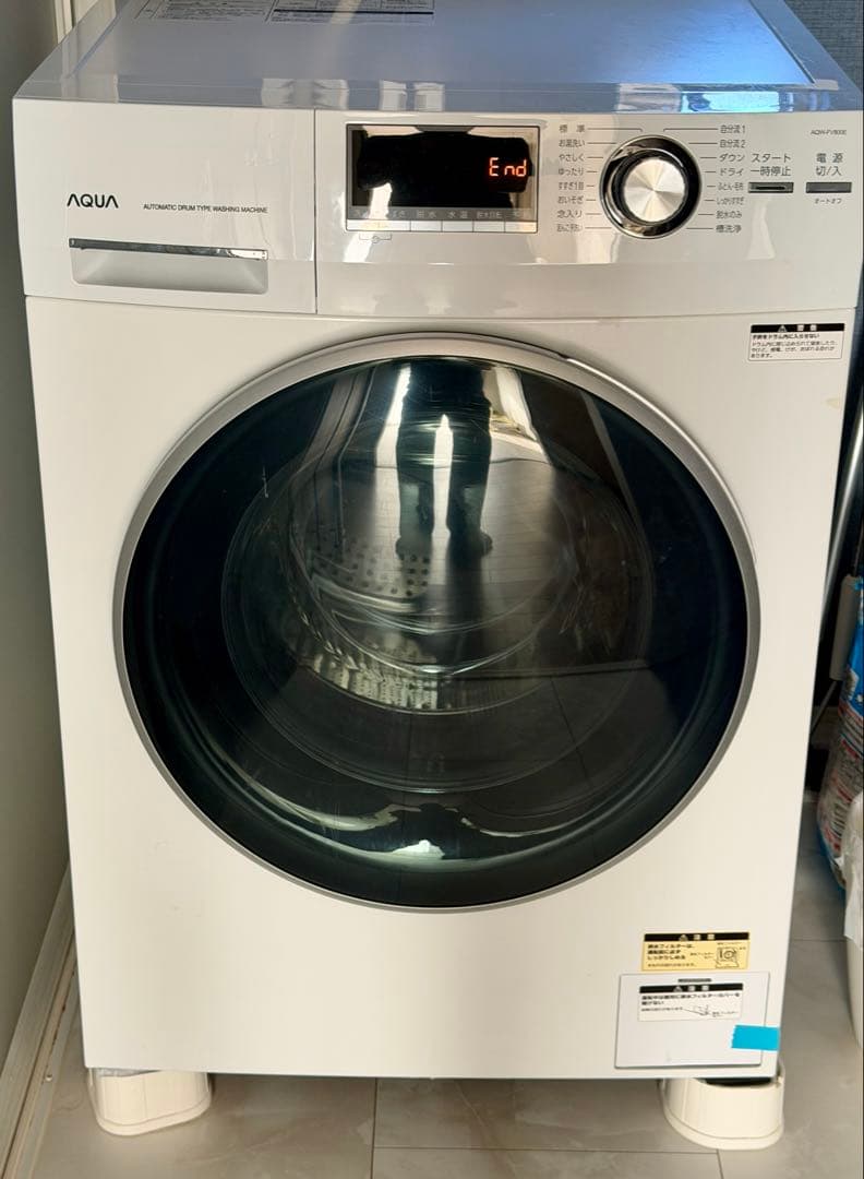 AQUA ドラム式洗濯機 AQW-FV800E
