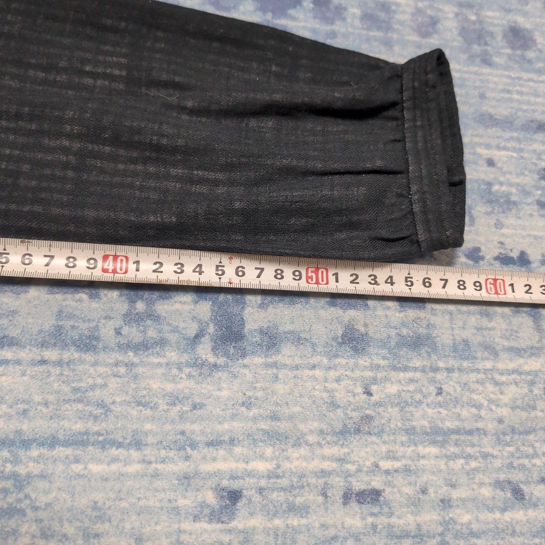 黒ロングシャツ 長袖　タグ付き新品　わちふぃーるど