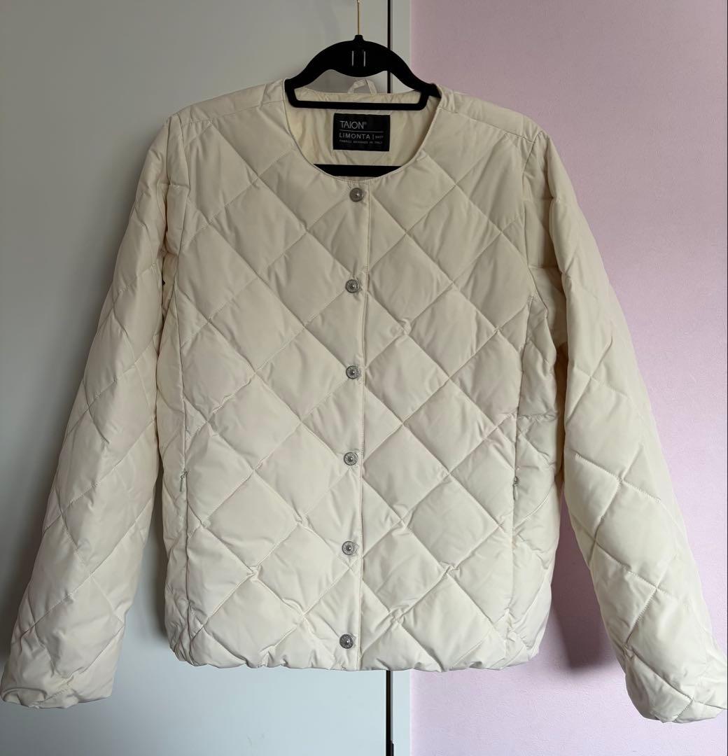 TAION &amp; LIMONTA EAST クルーネックダウンジャケット
