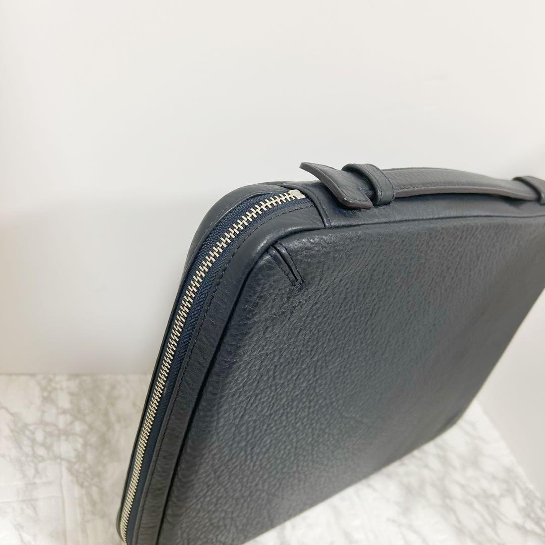 ペッレモルビダ 極美品　ブリーフケース ビジネスバッグ　シボ革