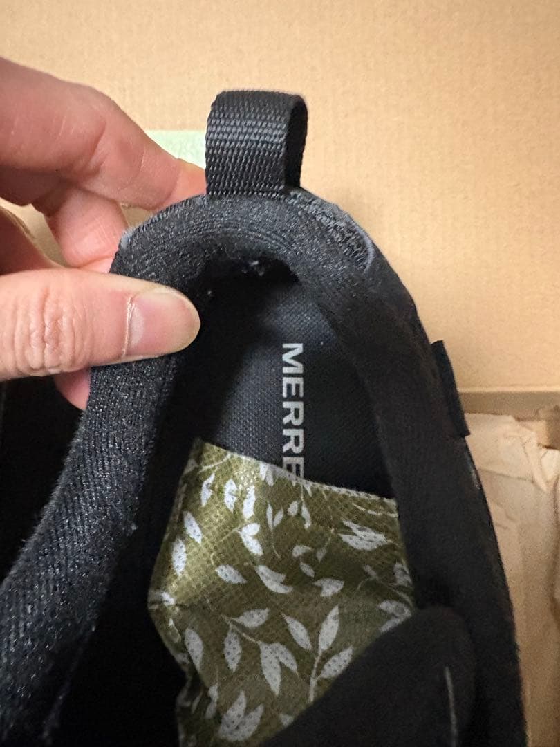 MERRELL ブラック ハイキングシューズ