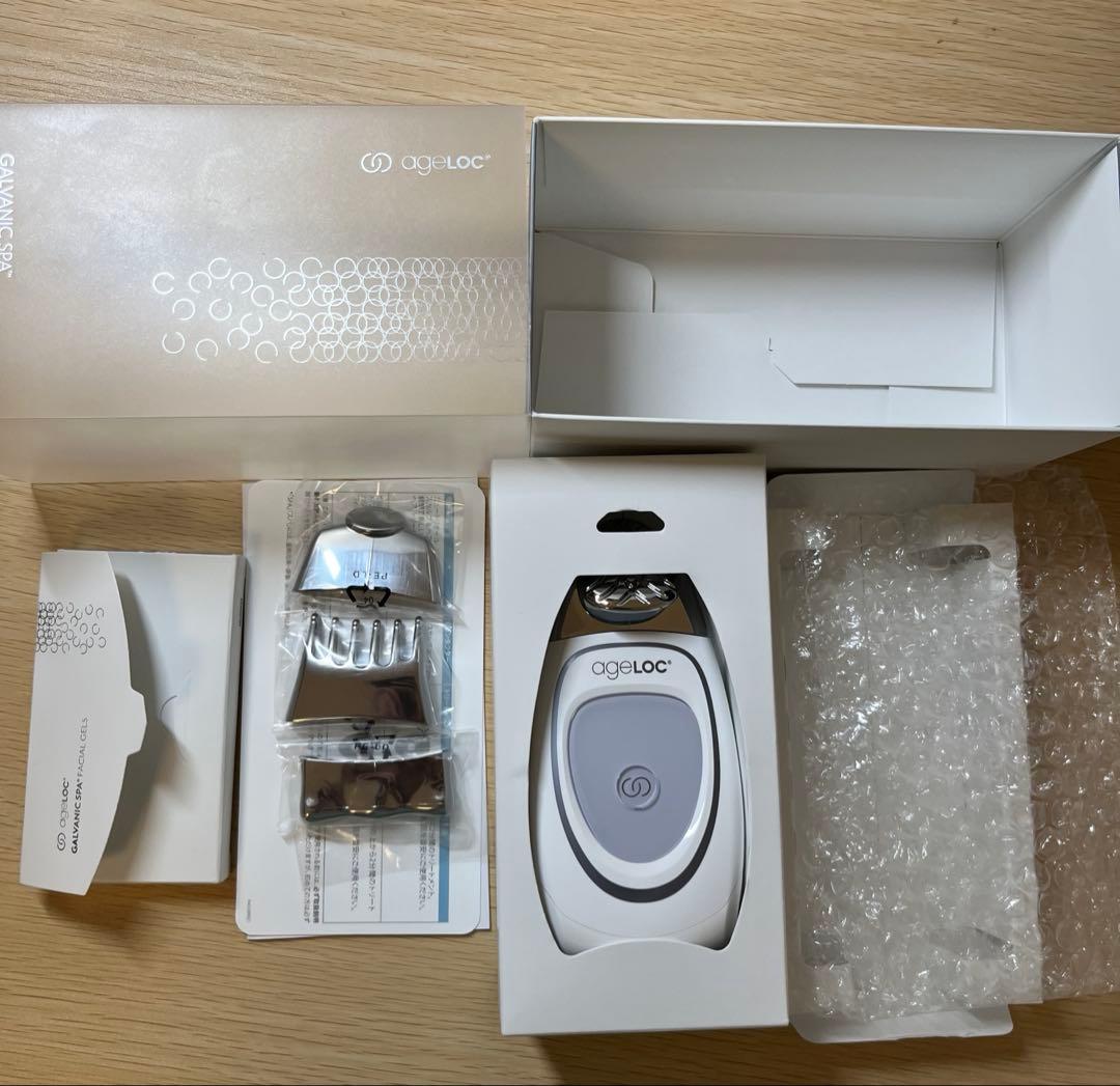 【美品・一度使用】ageLOC ガルバニックスパ＋ジェル6本付き　ニュースキン