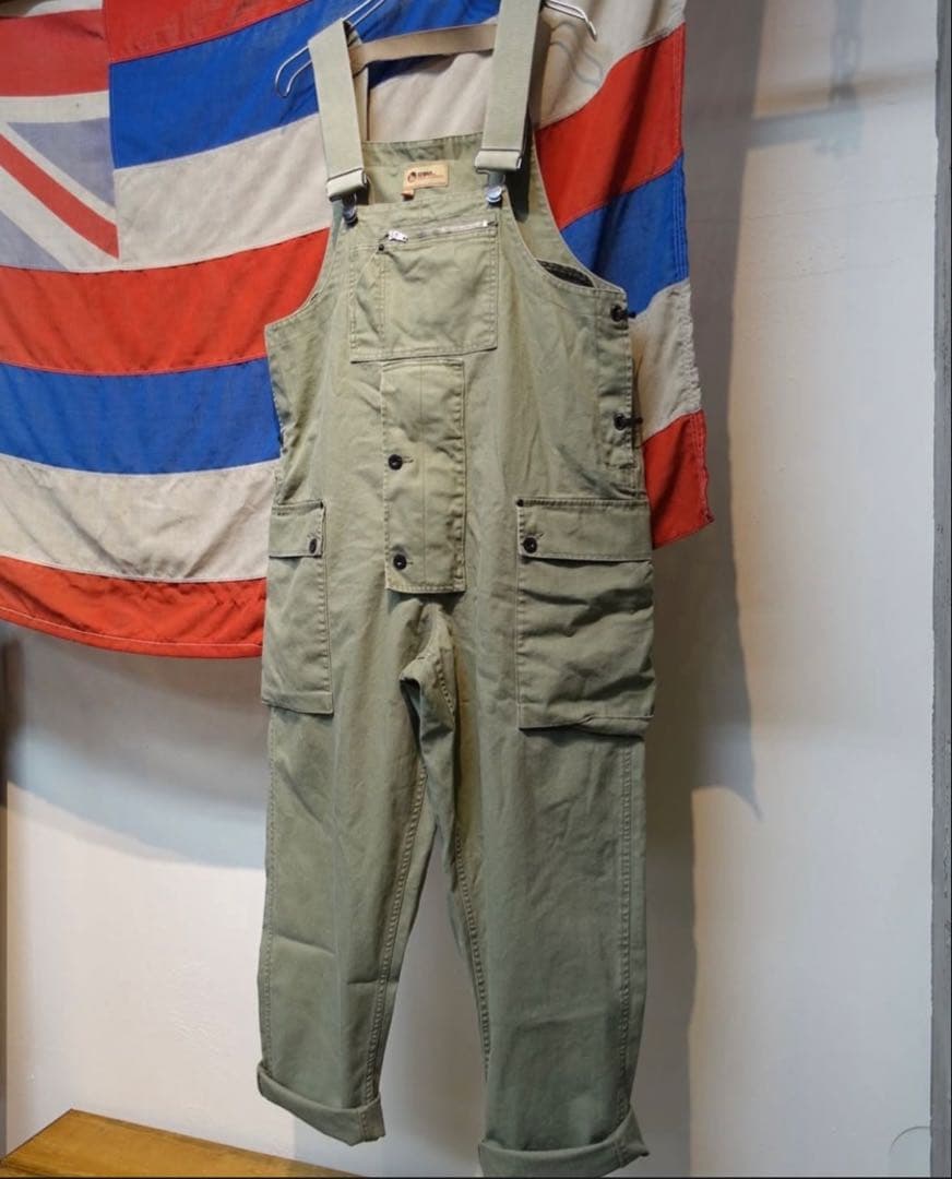 Nigel Cabourn LYBRO オーバーオール　ヘリンボーン　52