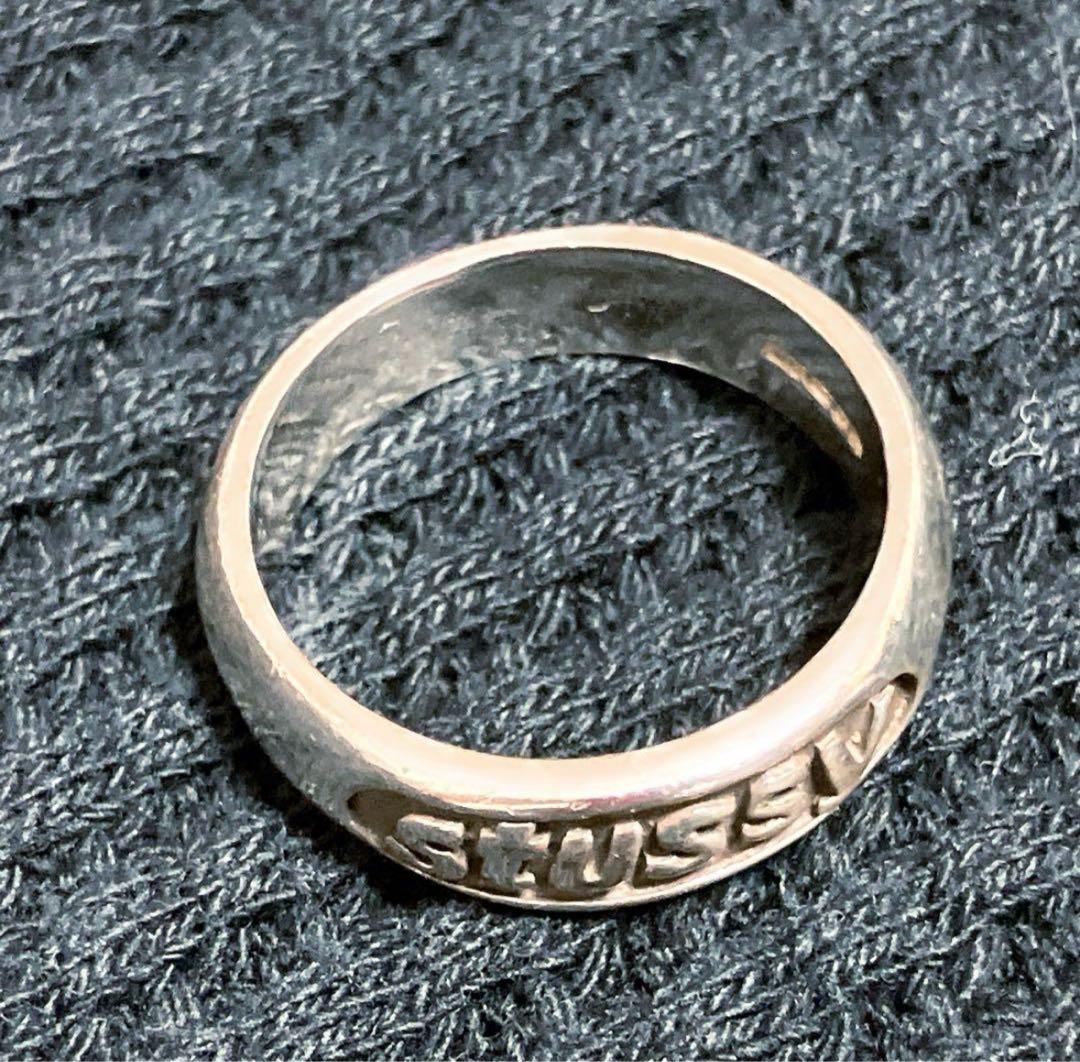 stussy シルバー ロゴリング　値下げ中！
