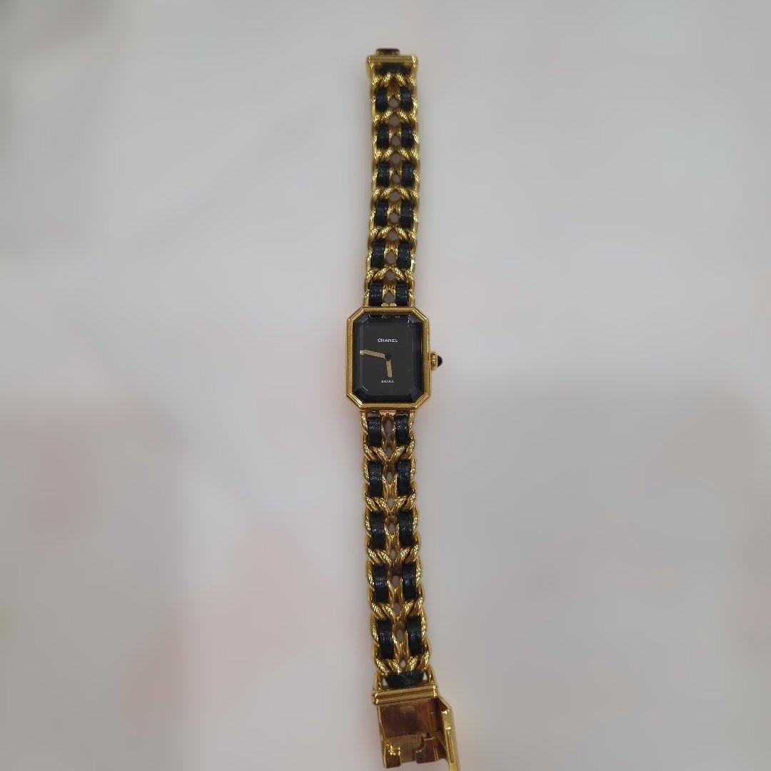 【CHANEL】 シャネルプルミエール　Lサイズ 1980年代製レディース時計