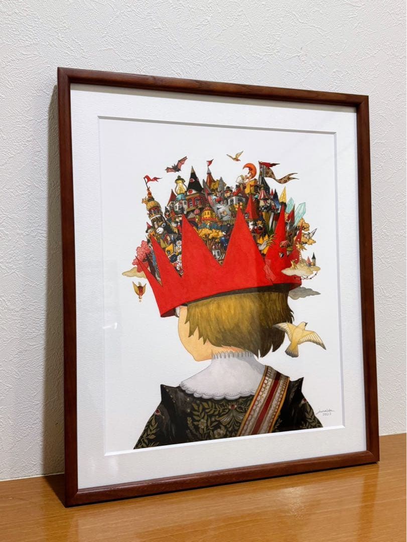 junaida 「IMAGINARIUM」複製原画　サイン入り