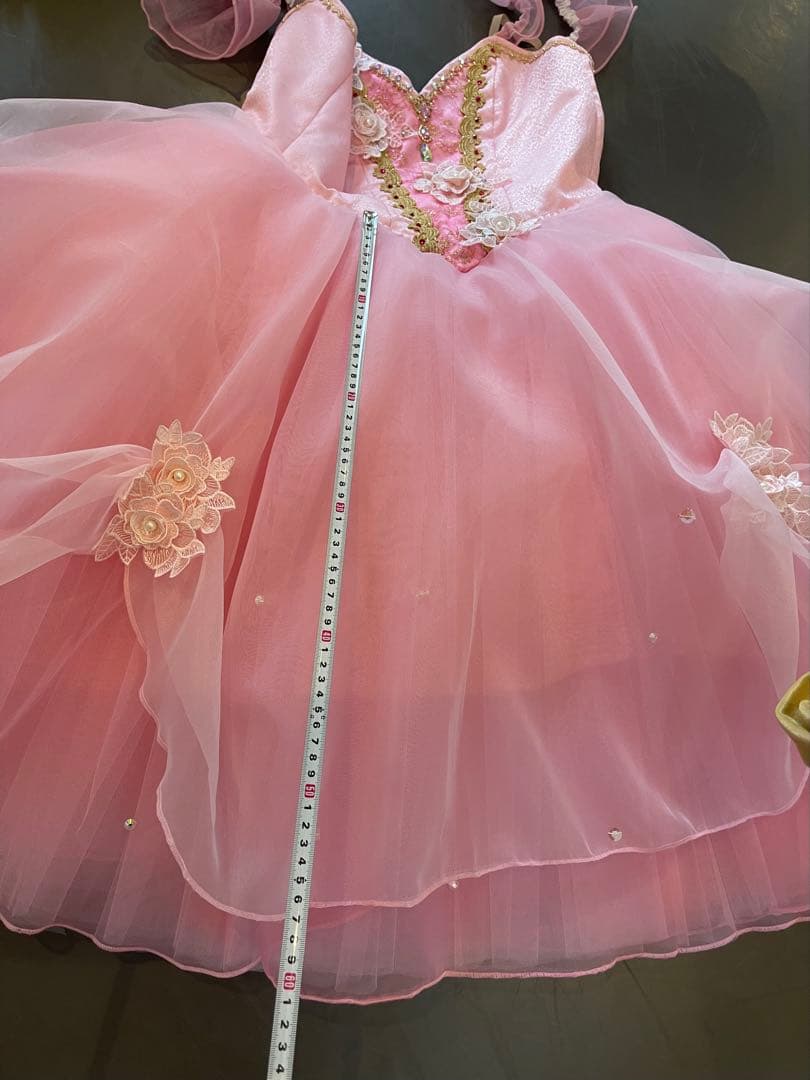 バレエ衣装 大人サイズ 花のワルツなどに 160cm前後 ティアラ.ネックレス付