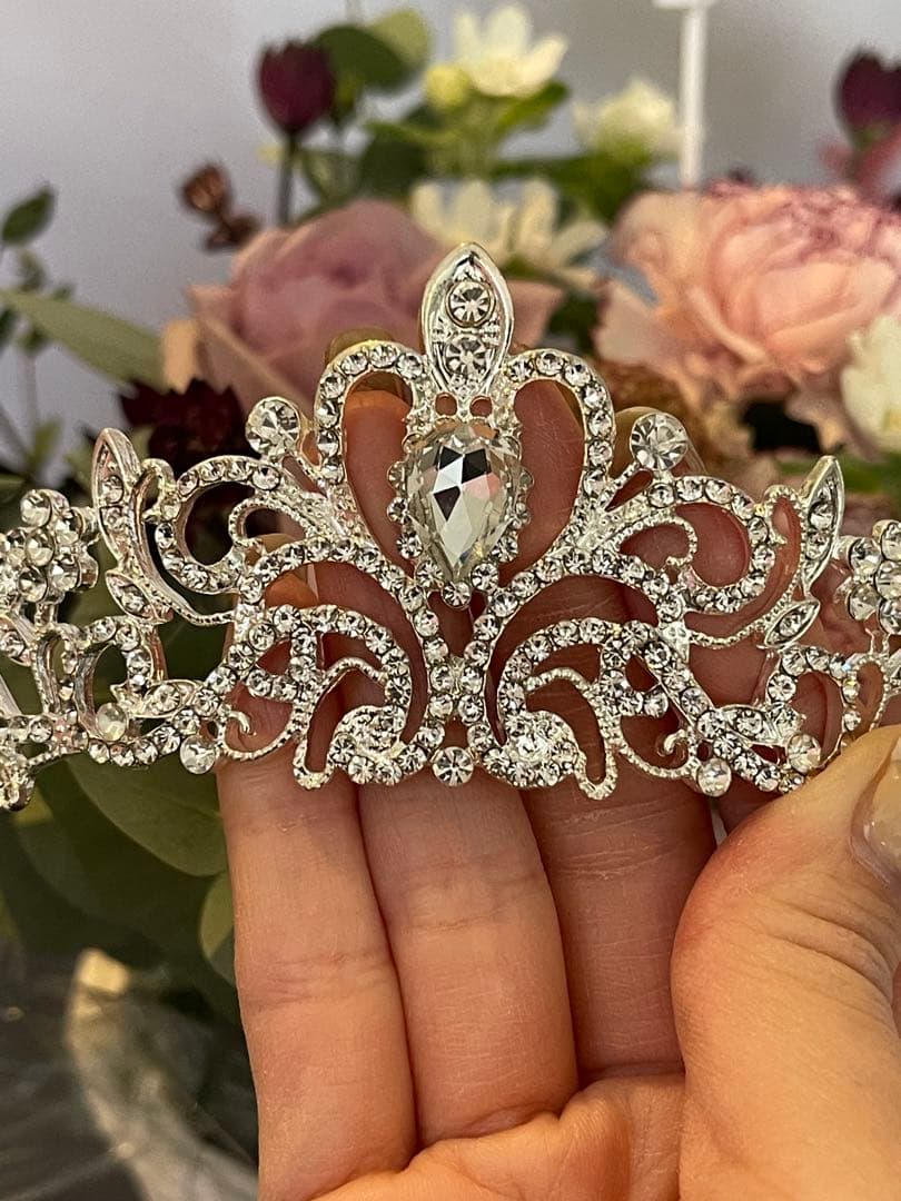 バレエ衣装 大人サイズ 花のワルツなどに 160cm前後 ティアラ.ネックレス付