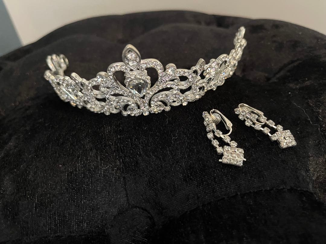 バレエ衣装 大人サイズ 花のワルツなどに 160cm前後 ティアラ.ネックレス付