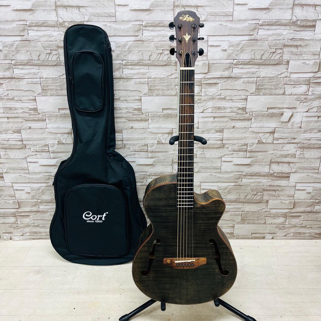 美品 ARIA アリア Fホールエレアコ FET-F2 STBK