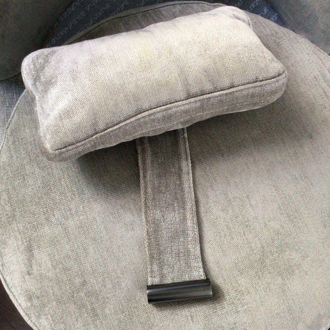 FLEXFORM 椅子 Feel Good 背もたれ 足掛け　高級家具　グレー