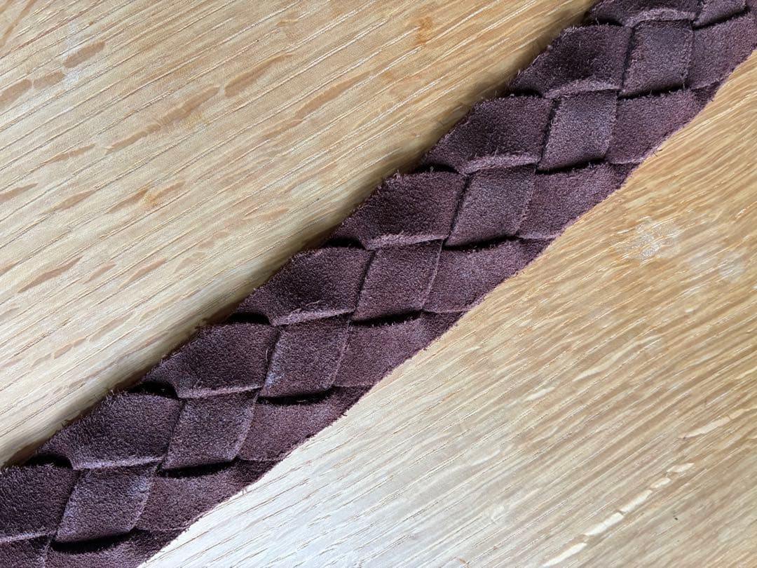 Andersonsアンダーソンズ　メッシュスエードレザーベルト/プンターレ　茶