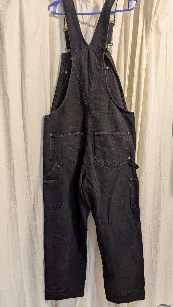 Carhartt ダブルニー ダックオーバーオール Black