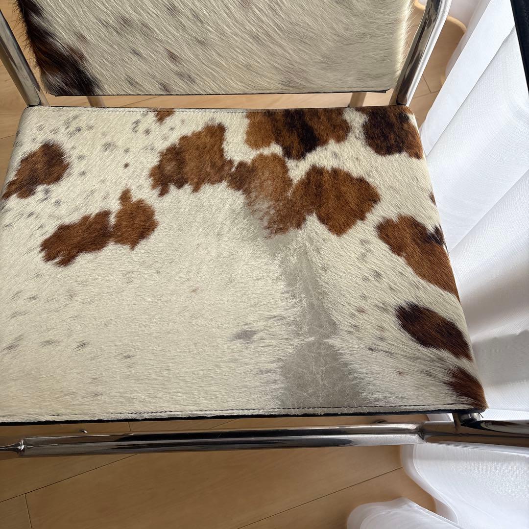 【名作】スリングチェア LC1風 ポニースキン 椅子 インテリア モダン