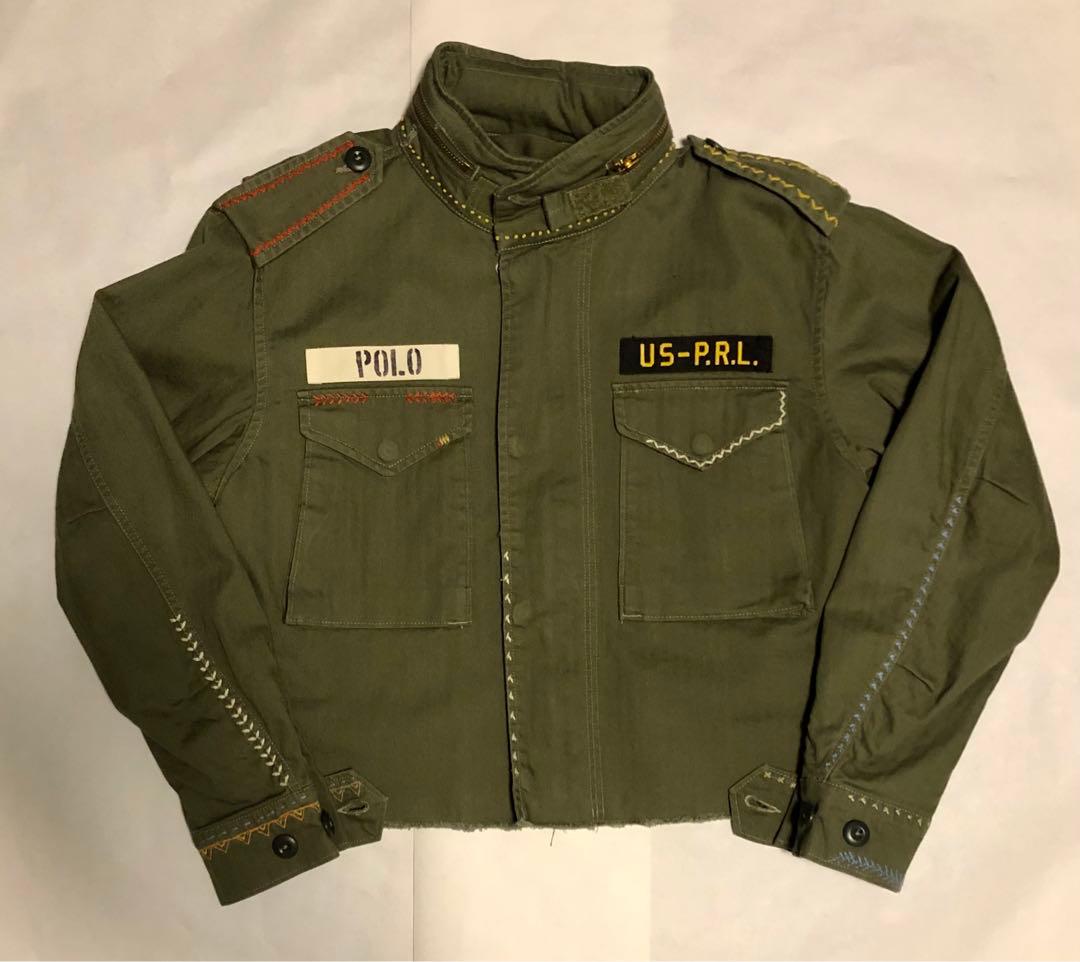 RalphLauren ボクシーフィット デストロイドヘム フィールドジャケット