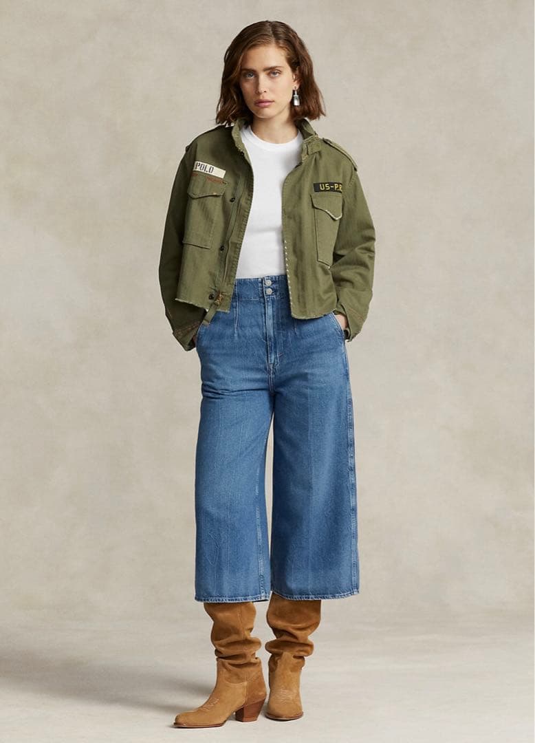 RalphLauren ボクシーフィット デストロイドヘム フィールドジャケット