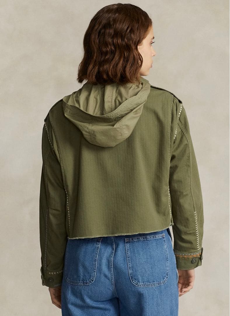 RalphLauren ボクシーフィット デストロイドヘム フィールドジャケット