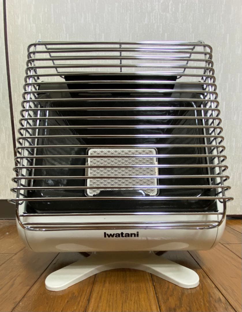 IwatanI スタンド式ストーブ 高温注意 ガード付き
