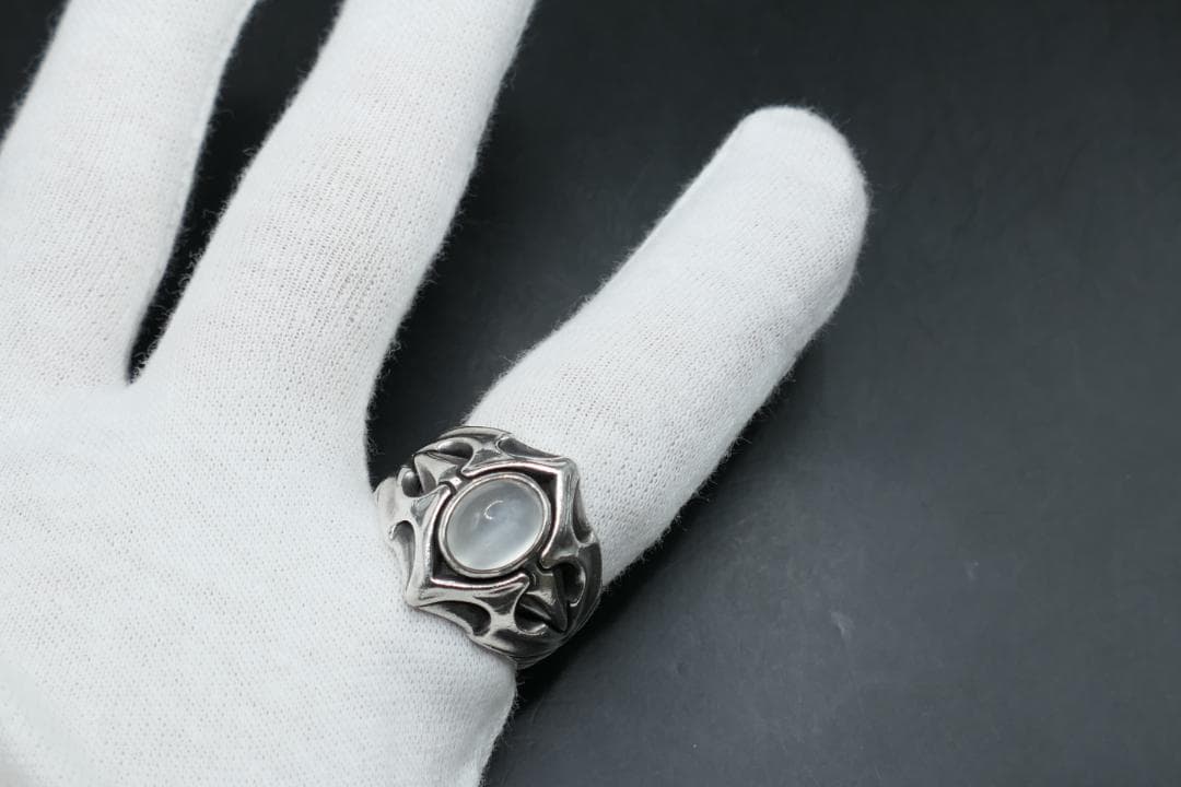 美品　26号　エムズコレクション　ムーンストーン　リング　指輪