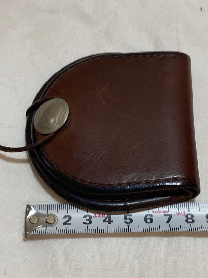 ゴローズ goro's 丸型小銭入れ (焦げ茶)ケース