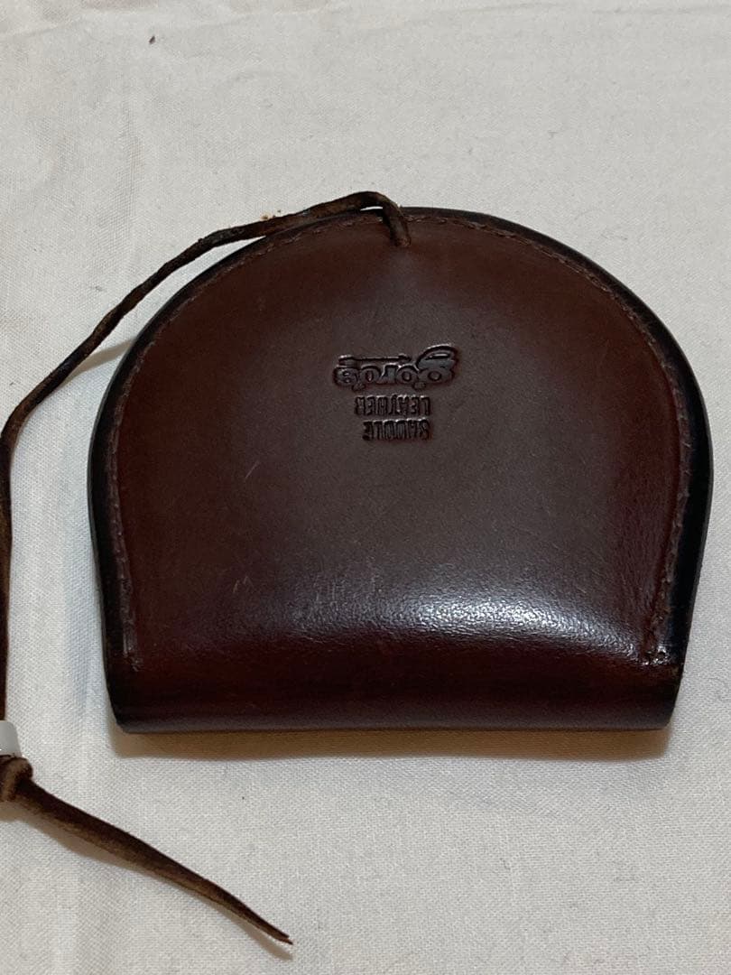 ゴローズ goro's 丸型小銭入れ (焦げ茶)ケース