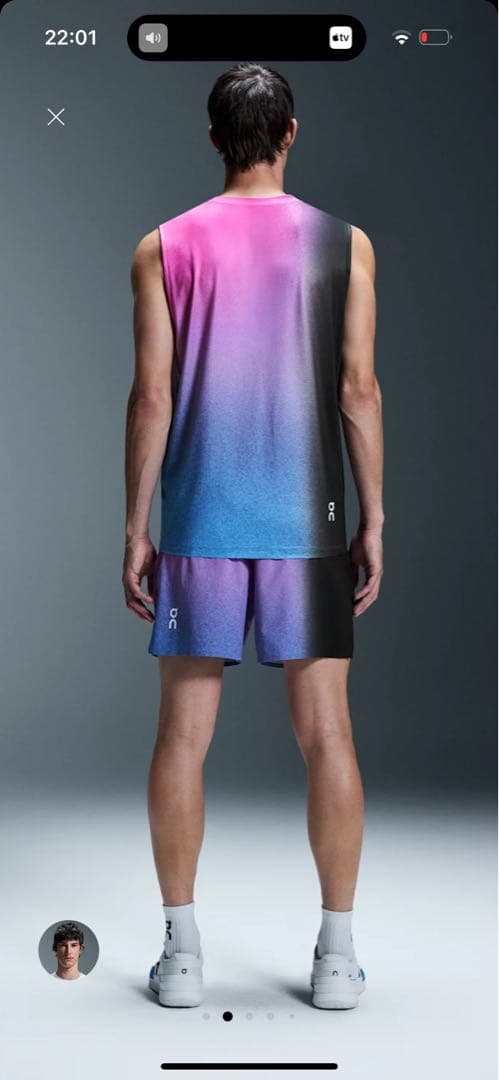 On Court Tank シェルトンSサイズ