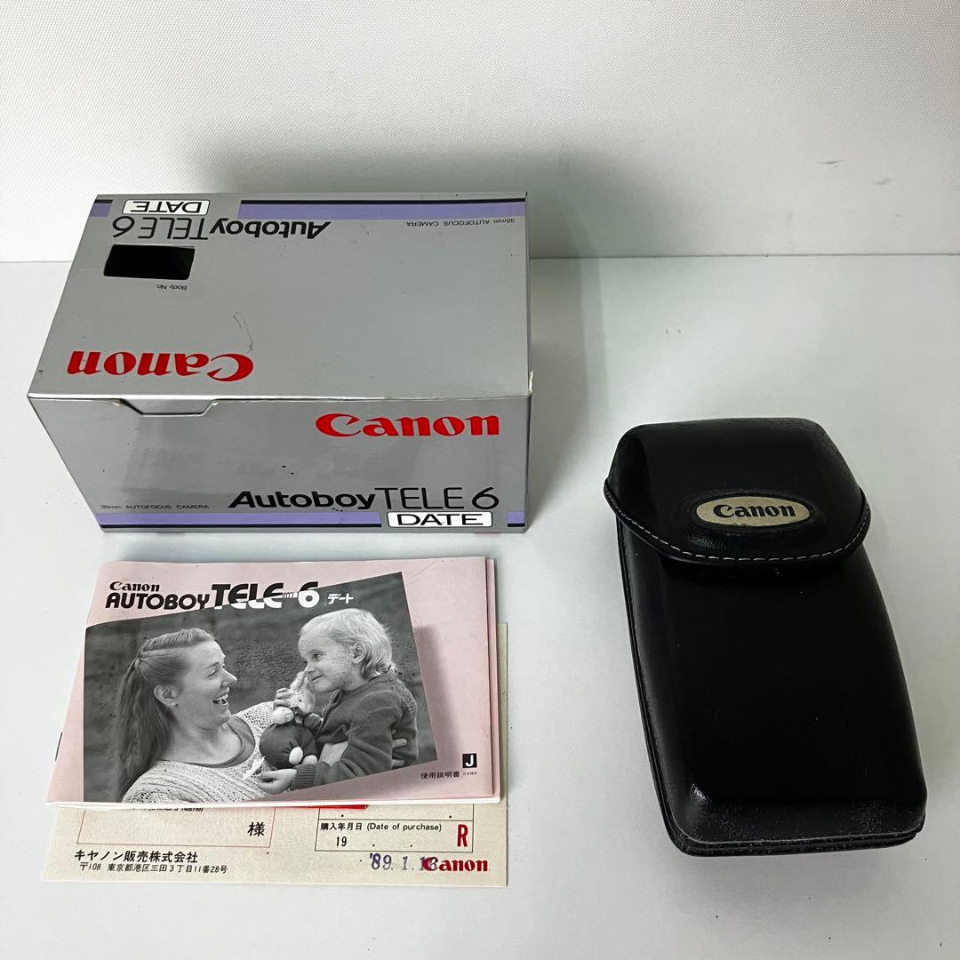 【完動品】Canon Autoboy TELE 6 フィルムカメラ