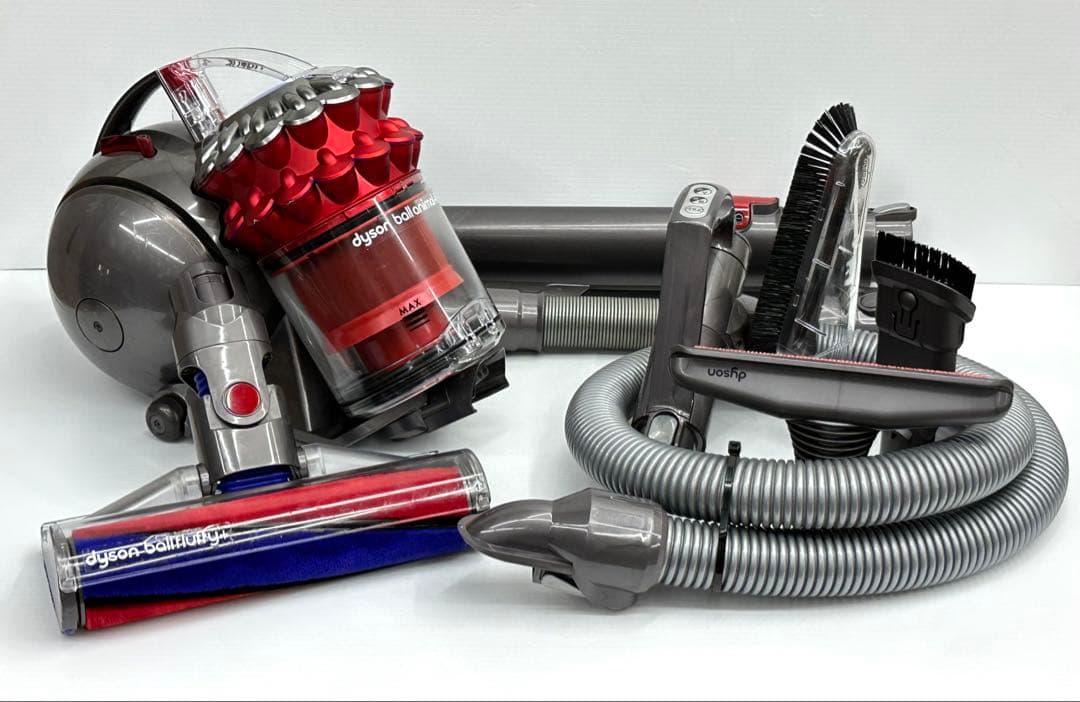 赤　レッド　美品　動作保証品　中古　ダイソン　Dyson CY25 掃除機　綺麗