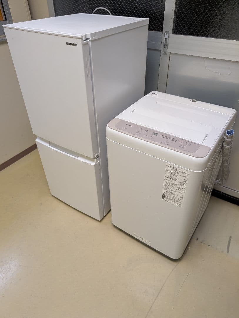 22・23 年製SHARP冷蔵庫 & Panasonic洗濯機
