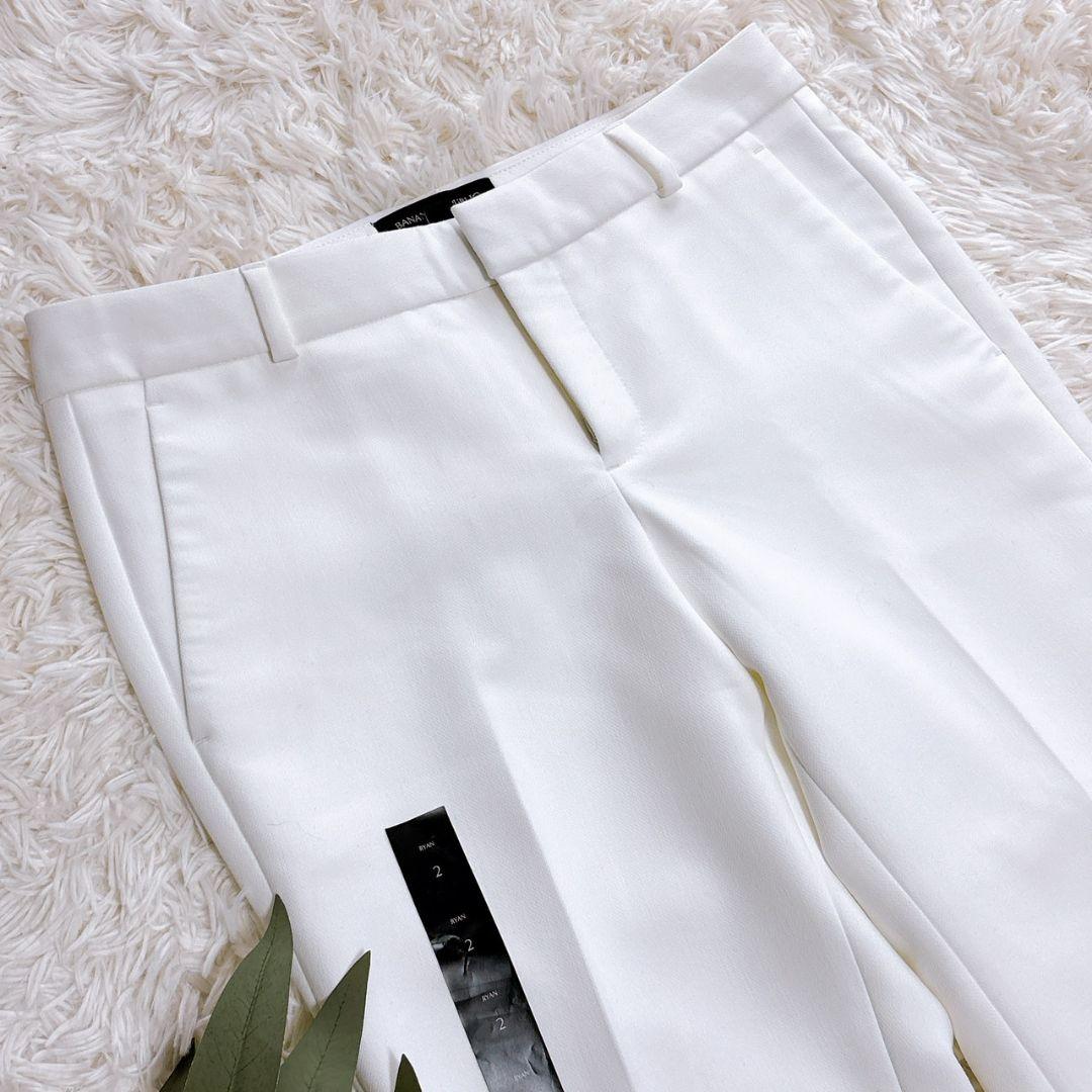 未使用　バナナリパブリック　ホワイトパンツスーツ　サイズ2