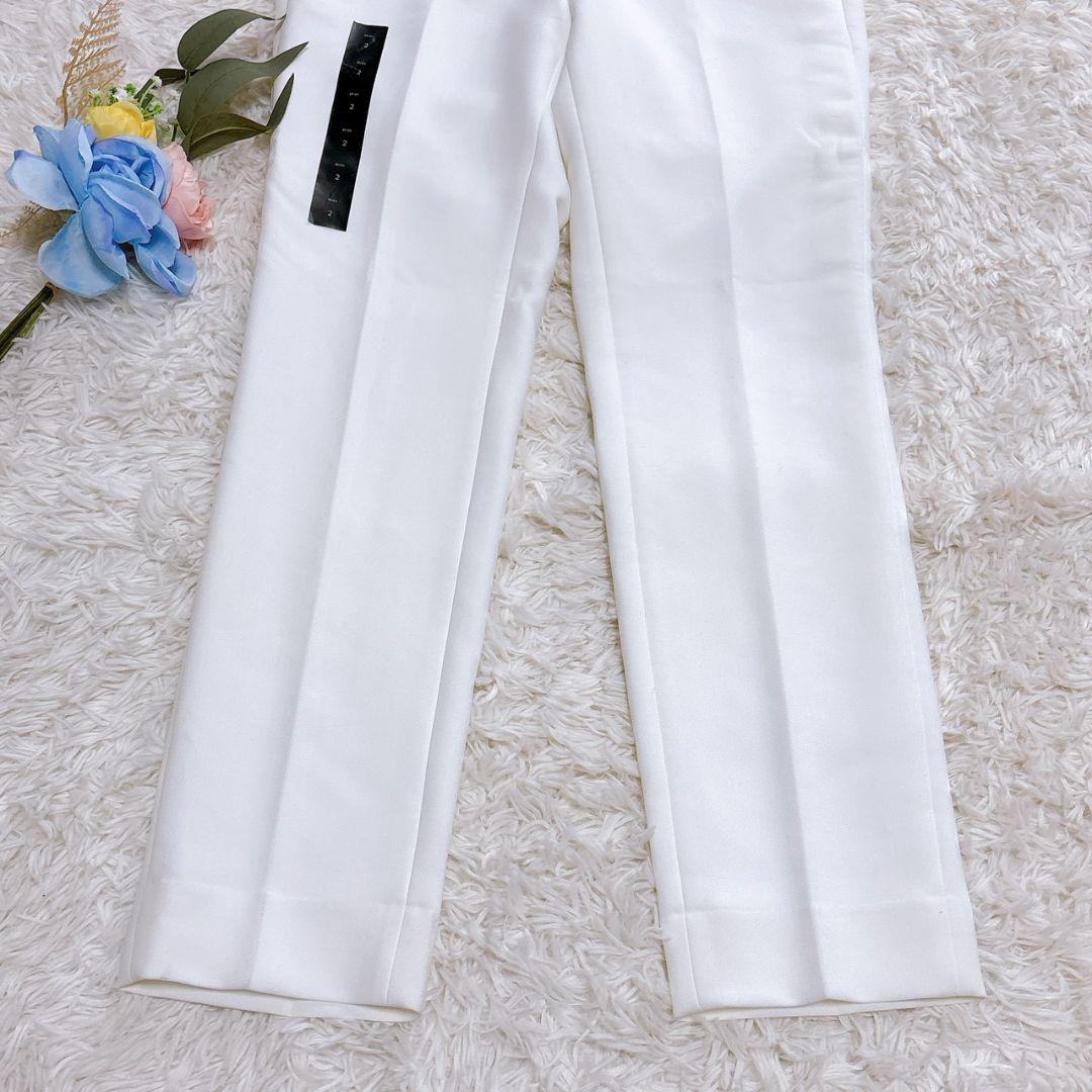 未使用　バナナリパブリック　ホワイトパンツスーツ　サイズ2