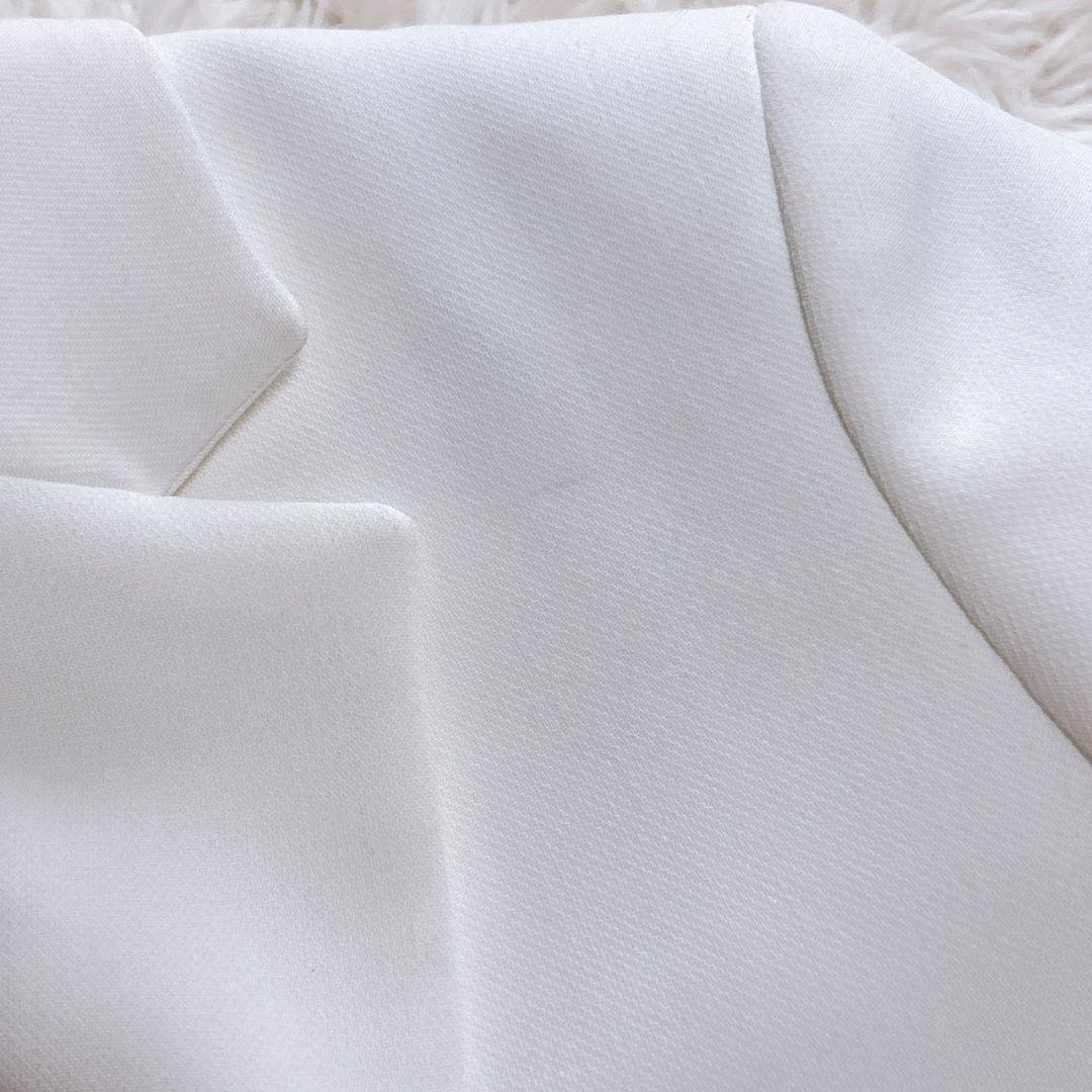 未使用　バナナリパブリック　ホワイトパンツスーツ　サイズ2